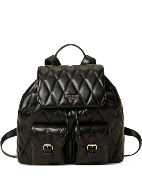 TWINSET quilted backpack - Black - zdjęcie produktu nr 1