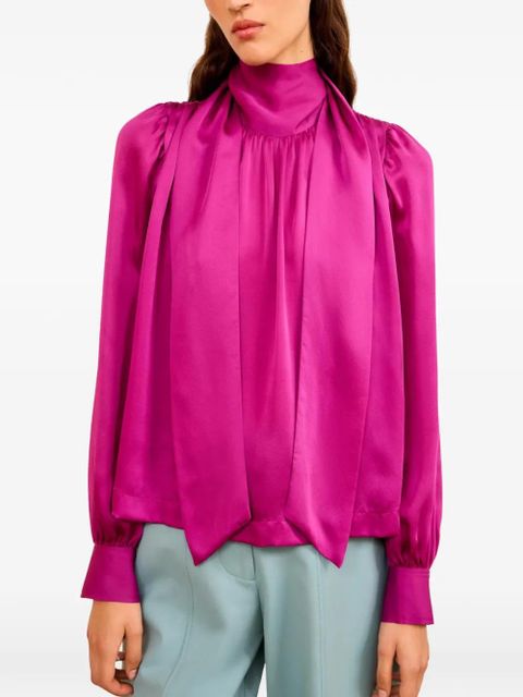Ulla Johnson tie-neck blouse - Pink - zdjęcie produktu nr 1