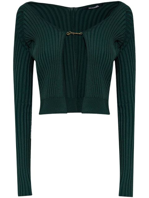 Jacquemus Pralù cardigan - Green - zdjęcie produktu nr 1