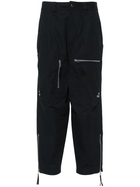 MARANT ÉTOILE Kelvin cotton tapered trousers - Black - zdjęcie produktu nr 1