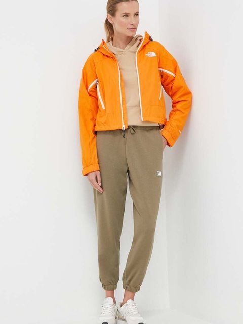 Puma bluza bawełniana BETTER ESSENTIALS damska kolor beżowy z kapturem gładka 675988