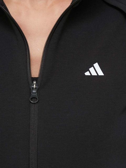 adidas Performance bluza treningowa kolor czarny gładka HY9227