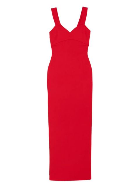 Solace London Nalani V-neck maxi dress - Red - zdjęcie produktu nr 1