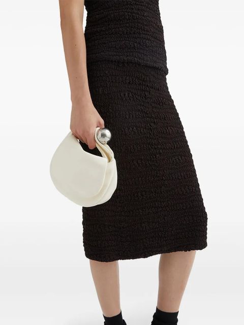 Jil Sander Sphere clutch bag - White - zdjęcie produktu nr 2