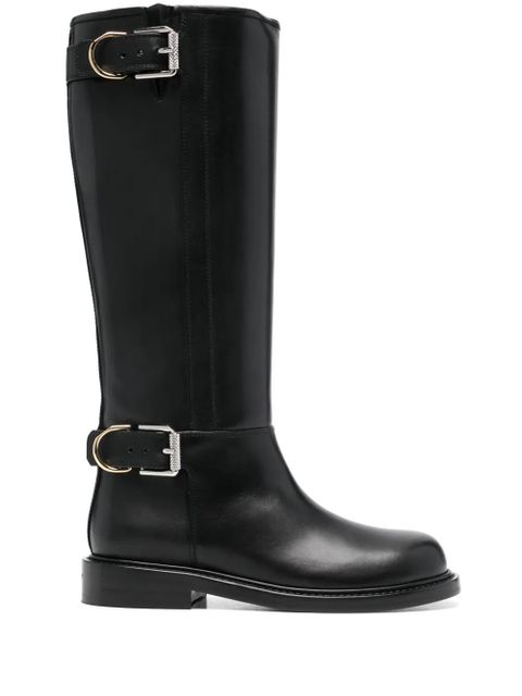 Givenchy buckled leather boots - Black - zdjęcie produktu nr 1