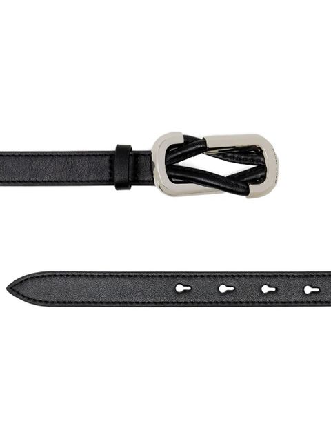 Marc Jacobs knotted-buckle leather belt - Black - zdjęcie produktu nr 2