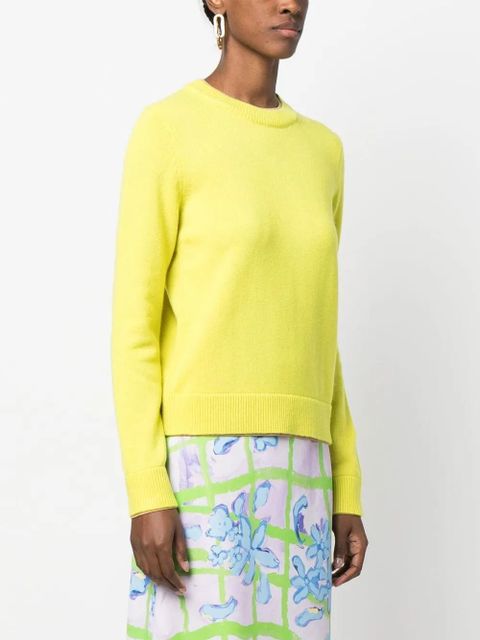 Tory Burch crew-neck cashmere jumper - Green