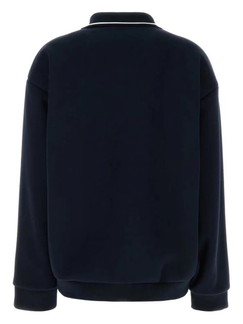 Miu Miu polo-collar zip-up jacket - Blue - zdjęcie produktu nr 2