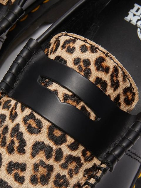 Dr. Martens mokasyny Penton damskie kolor czarny na płaskim obcasie DM41186001 - zdjęcie produktu nr 2