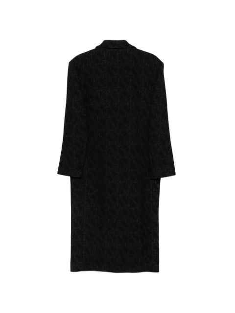 PINKO double-breasted patterned coat - Black - zdjęcie produktu nr 2