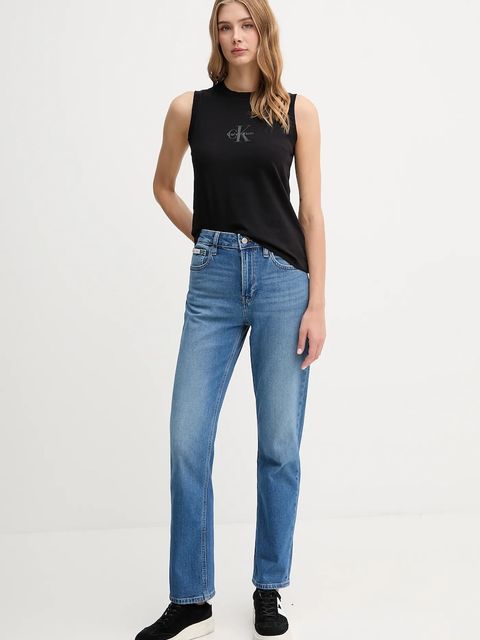 Calvin Klein Jeans jeansy damskie high waist LV047B913G - zdjęcie produktu nr 2