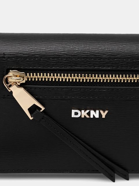 Dkny torebka skórzana kolor czarny R52E3K47