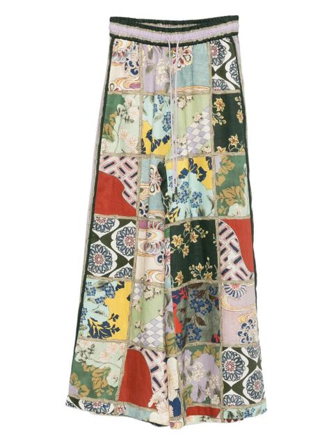 ALEMAIS Bianca patchwork pants - Green - zdjęcie produktu nr 1