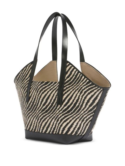 Marni two-tone waves shoulder bag - Black