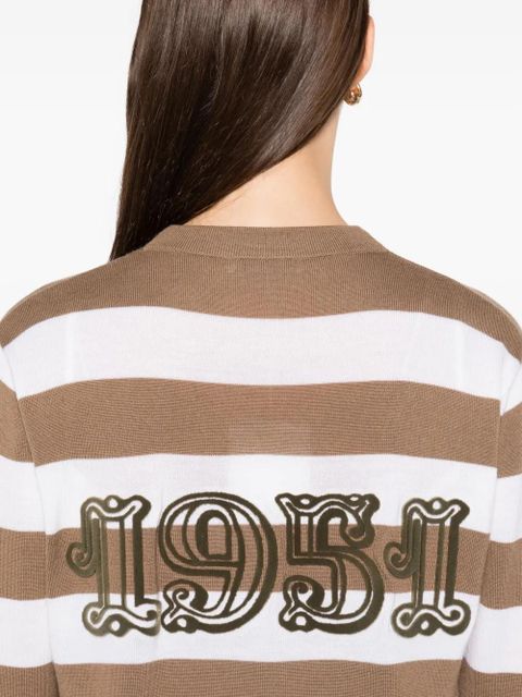 Max Mara striped cardigan - Brown