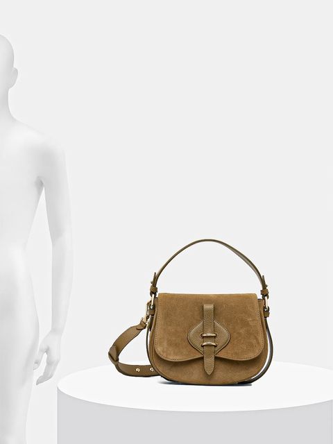 Coccinelle torebka skórzana MAVERY SUEDE