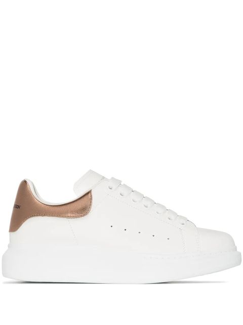 Alexander McQueen Oversized leather sneakers - White - zdjęcie produktu nr 1