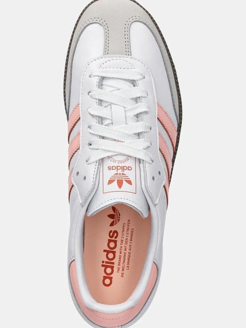 adidas Originals sneakersy skórzane Samba Og W damskie kolor biały JH5687