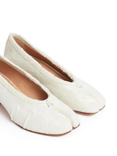 Maison Margiela 30mm Tabi pumps - White
