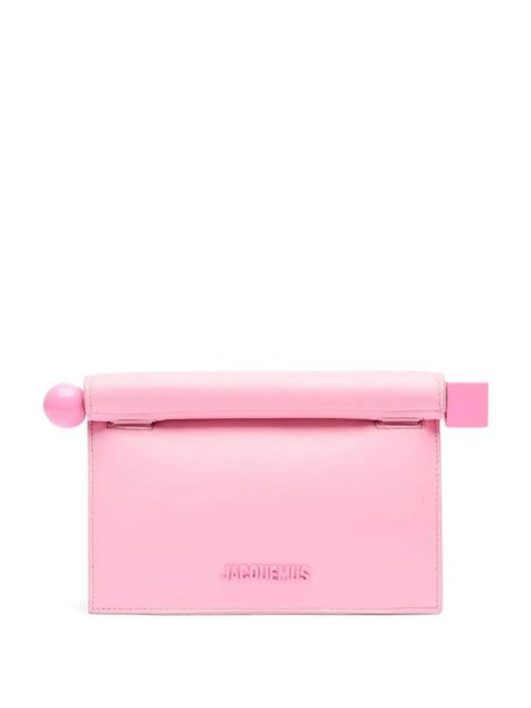 Jacquemus Rond Carré clutch bag - Pink - zdjęcie produktu nr 1