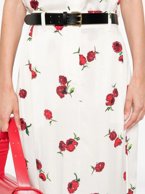 KHAITE Lucian maxi skirt - Neutrals