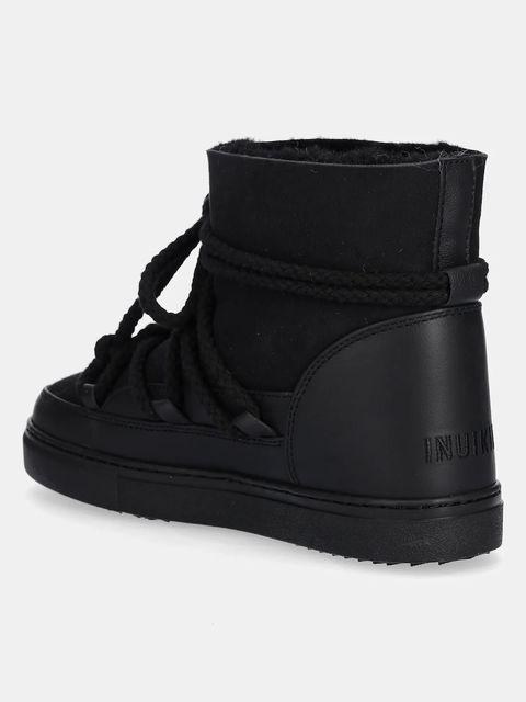 Inuikii śniegowce skórzane Classic kolor czarny 1001.003.0122.000