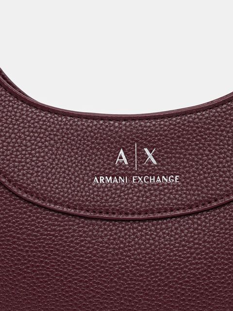 Armani Exchange torebka kolor bordowy 942883 CC783