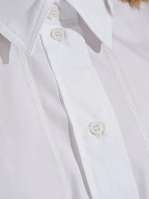 Victoria Beckham organic-cotton shirt - White