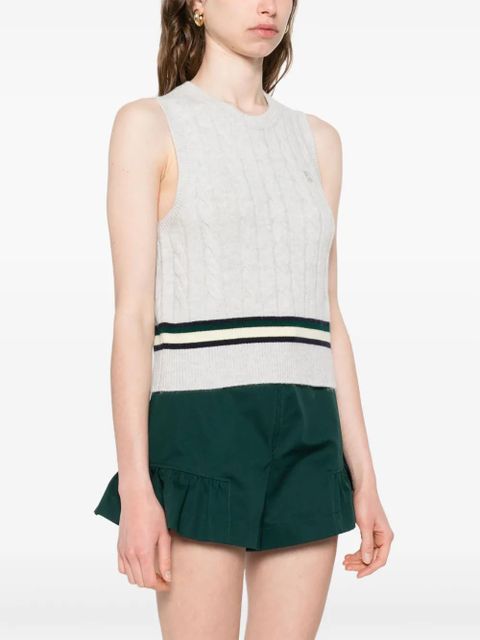 SANDRO cable-knit vest - Grey - zdjęcie produktu nr 2