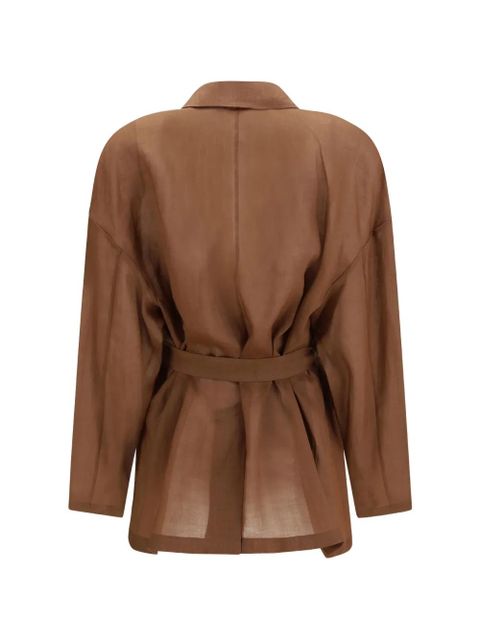 Max Mara belted jacket - Brown - zdjęcie produktu nr 2