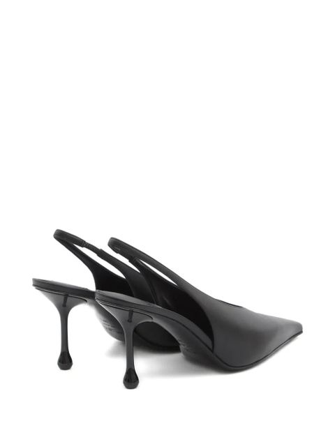 Jimmy Choo 80mm Isa pointed-toe slingback pumps - Black