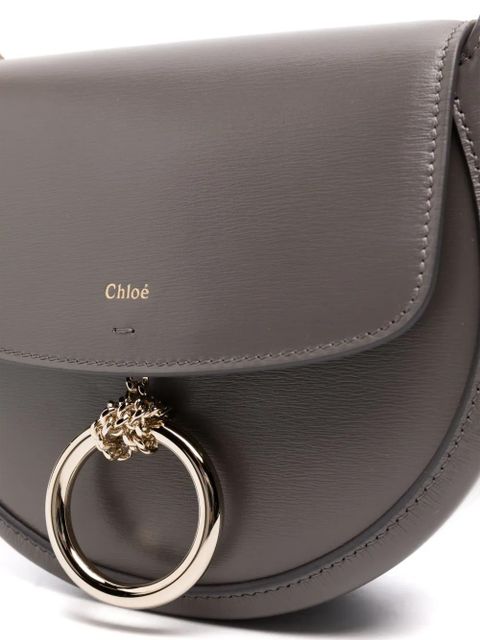 Chloé small Arlène leather crossbody bag - Grey