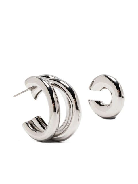 Rabanne layered-design earrings and cuff set - Silver - zdjęcie produktu nr 1