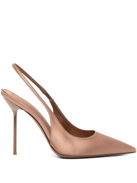 Paris Texas 105mm Lidia slingback stiletto pumps - Neutrals - zdjęcie produktu nr 1
