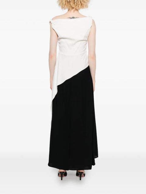 Proenza Schouler Daliah crepe maxi dress - Neutrals