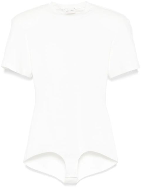 Magda Butrym fine-ribbed bodysuit - White - zdjęcie produktu nr 1
