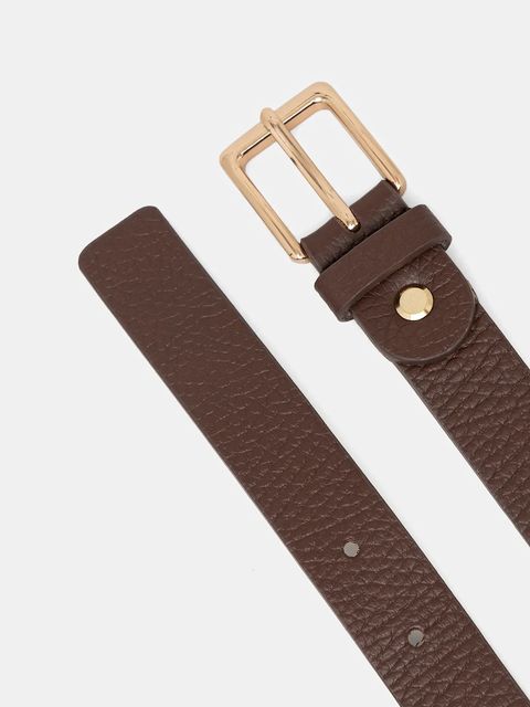 Answear.LAB pasek skórzany damski kolor brązowy - zdjęcie produktu nr 2