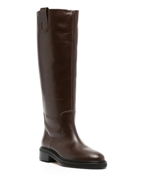 Aeyde Henry 45mm knee-length boots - Brown - zdjęcie produktu nr 2