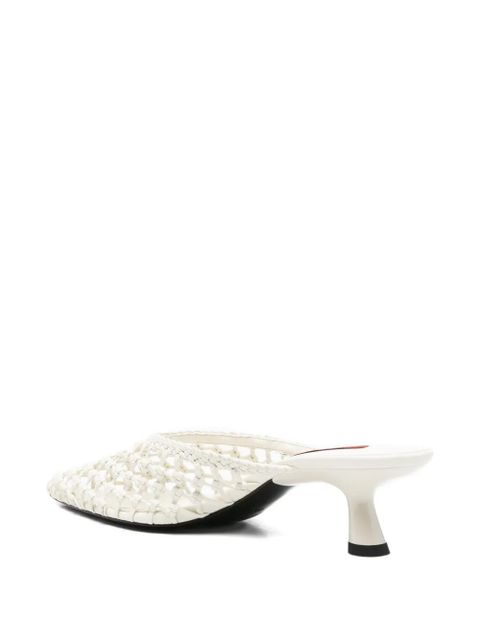 Simon Miller knotted gala mule - White