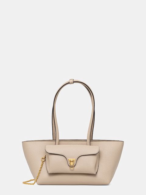 Coccinelle torebka shopper damska skórzana DOUBLE BEAT - zdjęcie produktu nr 1