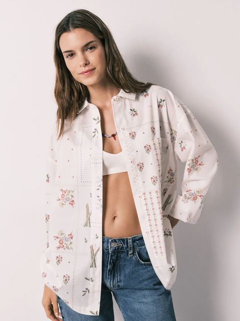 women'secret koszula piżamowa damska bawełniana - zdjęcie produktu nr 1