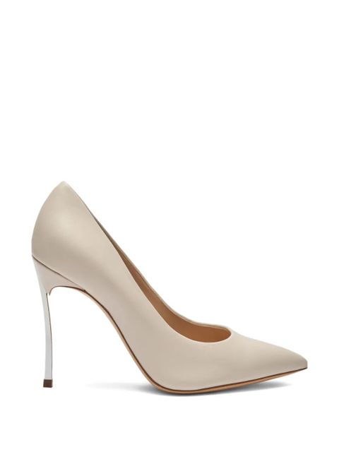 Casadei Blade pointed-toe heeled pumps - Neutrals - zdjęcie produktu nr 1