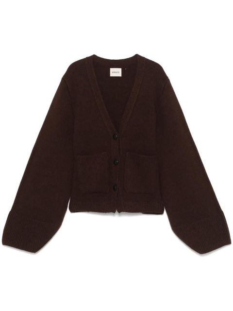 KHAITE Scarlet cardigan - Brown - zdjęcie produktu nr 1