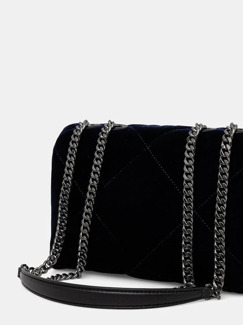 Tory Burch torebka Kira Diamond kolor granatowy 177517-430