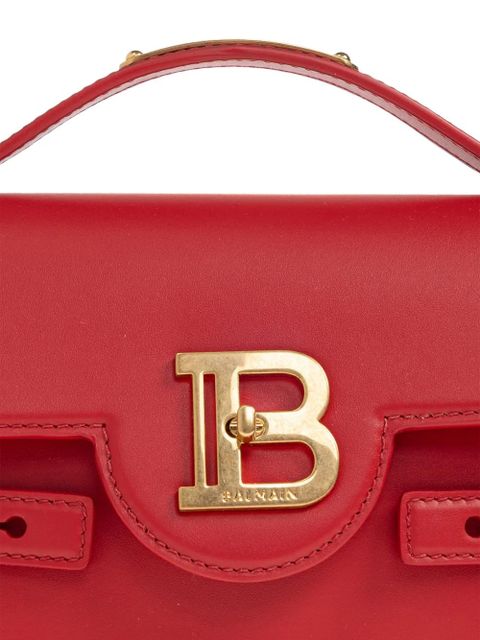 Balmain B-Buzz 24 logo-plaque cross body bag - Red