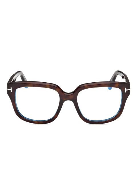 TOM FORD Eyewear square-frame glasses - Brown - zdjęcie produktu nr 1