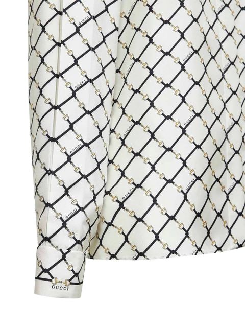 Gucci silk shirt - White - zdjęcie produktu nr 2