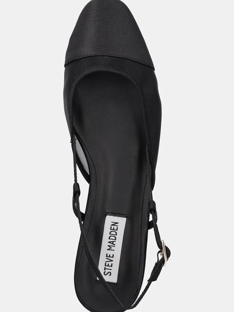 Steve Madden baleriny Belinda-M kolor czarny z odkrytą piętą SM11003766