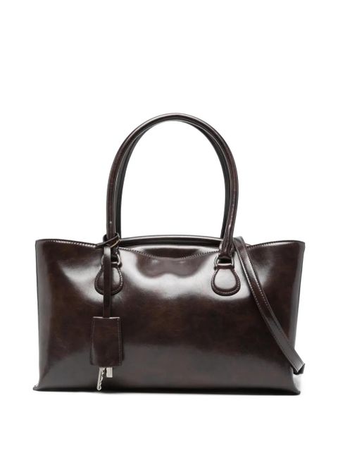Osoi top handle tote bag - Brown - zdjęcie produktu nr 1