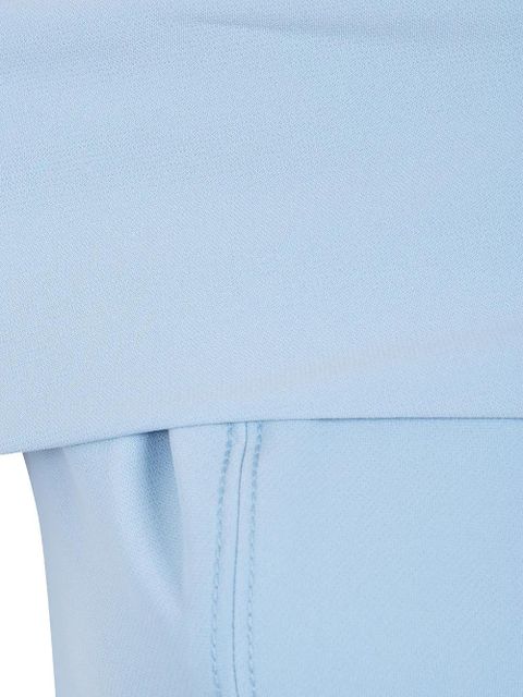 Lauren Ralph Lauren off-shoulder slit-detail dress - Blue